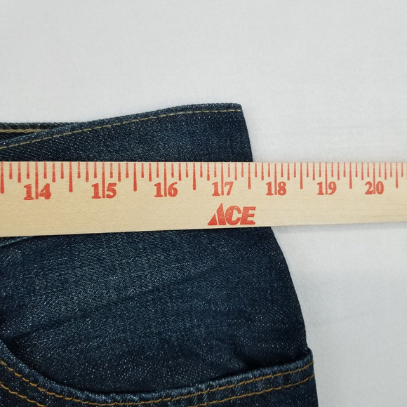 Levis 505 Jeans Men 34x30 Actual 34x29 Regular Fit Straight Blue Denim - Picture 10 of 12